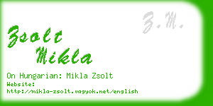 zsolt mikla business card